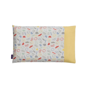 Pillow Case - Grey & Yellow
