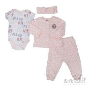 Baby Set – 4 Piece – Pink
