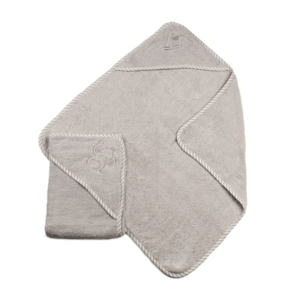 Hooded Robe - Grey Elephant/ Horse