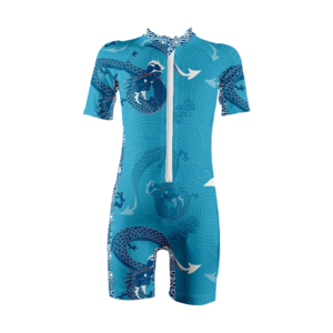 Blue Dragon Sunsuit - Short Sleeves - 18M