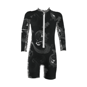 Black Dragon Sunsuit - Long Sleeves – 18M