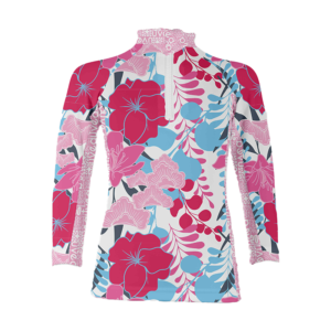 Rose Rashguard Top - Long Sleeves – 2-4 Yrs
