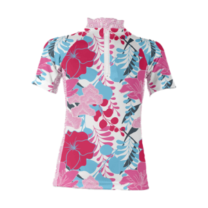 Rose Rashguard Top - Short Sleeves – 18M