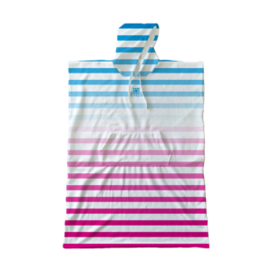 Striped Poncho - 70x50cm