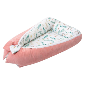 Baby Nest - Green Flowers - Reversible