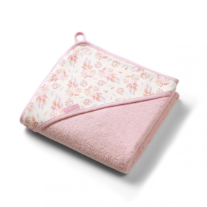 Hooded Towel - Floral - Pink - 100x100CM