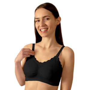 Nursing Bra - Black - E 80-85cm