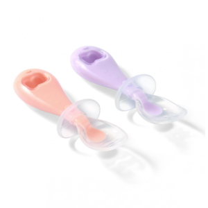 Silicone Spoons - Purple & Pink - 2 Pack