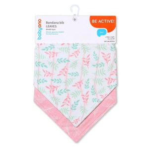 Bandana Bib - Leaves- 2 Pieces