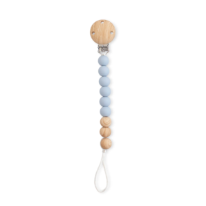 Pacifier Wood Chain - Blue