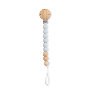 Pacifier Wood Chain - White