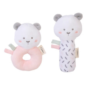 Sweet and Fun 2 Rattle Set - Pink