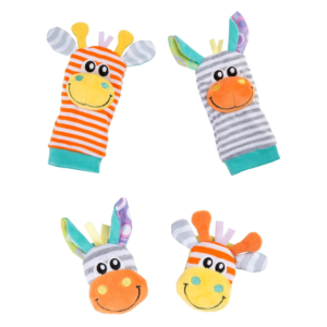 Jungle Wrist Rattle & Foot Finder - Colors