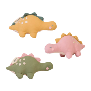 Plush Rattle Dinos - Assorted