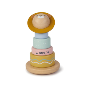 Wooden Stacking Lion