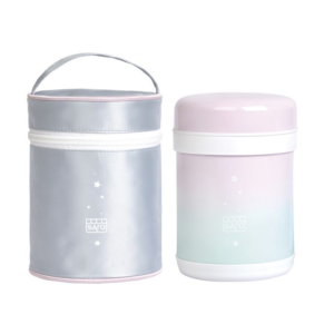 Food Flask and Carrying Thermal Bag
