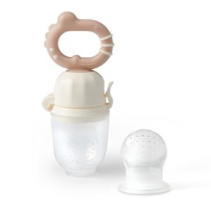 Twist-out baby food feeder DINO - Beige