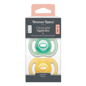 Soother CTN 0-6M Ultra Light Night Glow x2
