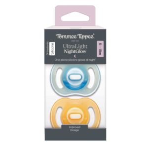 Soother CTN 6-18M Ultra Light Night Glow x2