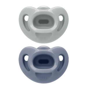 Soft Soother – 0-6M – Green/Blue