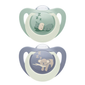 First Choice Night Soother – 18-36M – Hippo & Koala