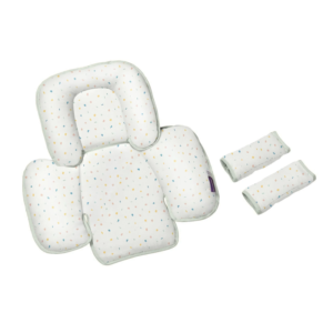 Head/Neck & Body Support - Grey/Yellow Clevafoam