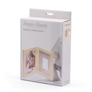 Happy Hands Double Frame Wood