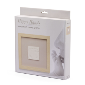 Happy Hands Handprint Frame Wood