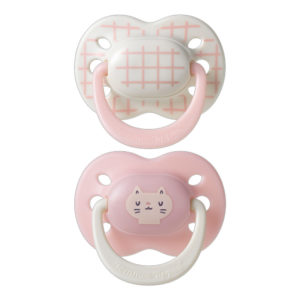 Ultimate Fit Soother 0-6M 2pc – Girl Assorted