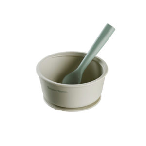 Silicone Bowl and Spoon - Boy