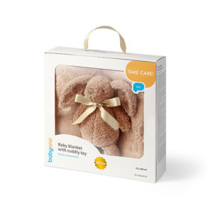 Baby Blanket with Cuddly Toy - Rabbit