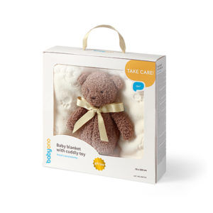 Baby Blanket with Cuddly Toy - Teddy