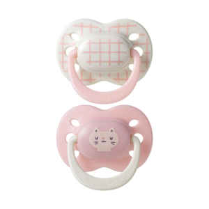 Ultimate Fit Soother 0-6M 2pc - Girl
