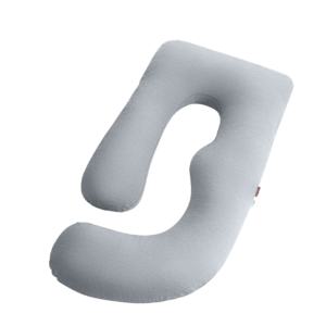 U-Shaped Cooling Pregnancy Pillow - Light Grey