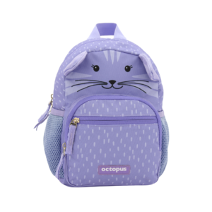 Children's Backpack - Purple Cat